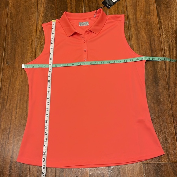 CALLAWAY Womens Opti Dri Sleeveless Polo - Large - Picture 3 of 6